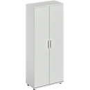 Schäfer Shop Genius Flügeltürenschrank TETRIS WOOD, 5 OH, Höhe inkl. Gleiter, B 800 mm, weiss