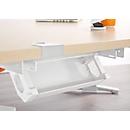 Schäfer Shop Genius Goulotte de câblage PLANOVA ERGOSTYLE, 1338 mm, pour table 1800, blanc