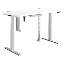 Schäfer Shop Genius Komplettangebot MODENA FLEX 5-tlg., Schreibtisch elektr. höhenverstellbar, PC-Halterung 