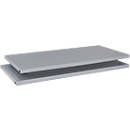 Schäfer Shop Genius Legborden TETRIS SOLID, voor vleugeldeurkasten, B 600 mm, plaatstaal, gepoedercoat, blank aluminium, 2 stuks