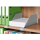 Schäfer Shop  Genius Metalen scheidingswand voor rekken &amp; kasten TETRIS WOOD, wit aluminium, 1 stuk