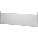 Schäfer Shop Genius Panneau arrière, pour bureau L 1800 mm, H 466 mm, aluminium blanc
