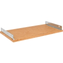 Schäfer Shop Genius shelf pull-out for FS material cupboards, oiled beech wood, W 910 x D 490 x H 80 mm