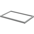 Schäfer Shop Genius Socle en acier TETRIS WALL, l. 600 x H 30 mm