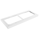 Schäfer Shop Genius Stahlsockel TETRIS WOOD, für Regale/Schränke B 800 mm, weiss