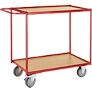 Schäfer Shop Pure Carrito de transporte con mesa con 2 niveles, 790 x 490 mm