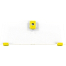 Schäfer Shop Pure Cover bas pour la série Eurobox Economy 600 x 400 avec façade ouverte, en plastique, jaune
