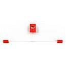 Schäfer Shop Pure Cover haut pour la série Eurobox Economy 600 x 400 avec façade ouverte, en plastique, rouge