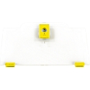 Schäfer Shop Pure Cover hoch für Eurobox Serie Economy 400 x 300 mit offener Front, Kunststoff, gelb