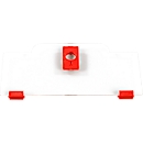 Schäfer Shop Pure Cover laag voor Eurobox-serie Economy 400 x 300 met open voorkant, kunststof, rood