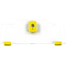 Schäfer Shop Pure Cover niedrig für Eurobox Serie Economy 400 x 300 mit offener Front, Kunststoff, gelb