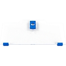 Schäfer Shop Pure Cover niedrig für Eurobox Serie Economy 600 x 400 mit offener Front, Kunststoff, blau