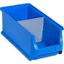 Schäfer Shop Pure dwarsscheidingswand, voor open opbergbakken uit de Base 3-serie, 135 x 6 x 115 mm, scheidingswand, 4 stuks