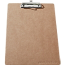 Schäfer Shop Pure klembord, 50 A4 vellen 80 g/m², B 230 x H 320 mm, bruin