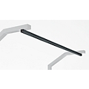 Schäfer Shop Pure Laufschiene für AST31 Tischaufbau mit H 1615 mm, bis 25 kg, B 2000 x T 30 x H 30 mm, Stahl, anthrazitgrau