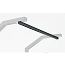 Schäfer Shop Pure Laufschiene für AST31 Tischaufbau mit H 1615 mm, bis 25 kg, B 750 x T 30 x H 30 mm, Stahl, anthrazitgrau