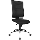 Schäfer Shop Pure Siège de bureau SSI PROLINE P2, mécanisme synchrone, sans accoudoirs, soutien lombaire, genouillère, noir