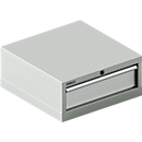 Schäfer Shop Pure SSI SCHÄFER ladekast 27-27, 1 lade, tot 200 kg, B 564 x D 572 x H 250 mm, lichtgrijs/lichtgrijs.