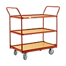 Schäfer Shop Pure tafelwagen met 3 legborden, 1086 x 500 x 1032 mm