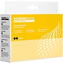 Schäfer Shop Select 2 x Tintenpatrone, kompatibel zu PGI-525 PG BK, schwarz