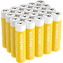 Schäfer Shop Select Alkaline Batteries, Micro AAA, 1.5 Volt, 20 pcs.