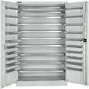 Schäfer Shop Select Armoire à bacs, 10 étagères, sans équipement, L 1200 x P 500 x H 1935 mm, acier, gris clair