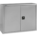 Schäfer Shop Select Aufsatzschrank, abschließbar, Höhe 800 mm, Breite 800 mm, weißaluminium RAL 9006