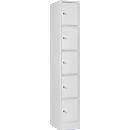 Schäfer Shop Select Columna de armario S5, con cerradura de cilindro, gris claro