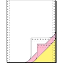 Schäfer Shop Select Computer-kettingpapier, LP, SD, roze + gele kopie, 3-voudig blanco, 600 stuks