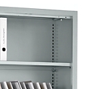 Schäfer Shop Select Estantes MS iCONOMY, incluido suporte, An 800 mm, 2 unidades, aluminio blanco
