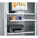 Schäfer Shop Select Étagère extractible, alu blanc, 1200 mm de large