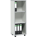 Schäfer Shop Select Étagère MOXXO IQ, bois, 3 compartiments, 3 HC, l. 401 x P 362 x H 1115 mm, gris clair