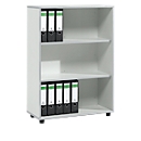 Schäfer Shop Select Étagère MOXXO IQ, bois, 3 compartiments, 3 HC, l. 801 x P 362 x H 1115 mm, gris clair