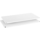 Schäfer Shop Select Fachboden MS, 2 Stück, B 800 x T 360 x H 25 mm, Stahl, RAL 7012 Basaltgrau