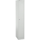 Schäfer Shop Select Garderobenspind, 1 Abteil, 1-türig, 2 Einlegeböden, Kleiderstange, B 300 x T 457 x H 1800 mm, Qualitätsfeinblech, abschliessbar