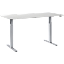 Schäfer Shop Select höhenverstellbarer Arbeitstisch, Melaminharz-Platte, B 1600 x T 800 mm