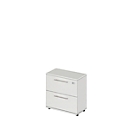 Schäfer Shop Select HR cabinet Start Off, 2 OH, lockable, W 800 x D 420 x H 788 mm, wood, light gray/light gray