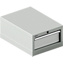 Schäfer Shop Select ladekast 18-27, 1 lade, tot 200 kg, B 411 x D 572 x H 250 mm, lichtgrijs/lichtgrijs
