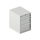 Schäfer Shop Select  ladekast 27-36, 4 schuifladen, tot 75 kg, B 564 x D 725 x H 800 mm, lichtgrijs/lichtgrijs