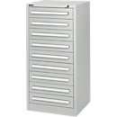 Schäfer Shop Select ladekast SF 90, 9 laden, lichtgrijs RAL 7035 lichtgrijs RAL 7035