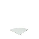 Schäfer Shop Select Linking panel MOXXO IQ, 90°, quarter circle, W 800 x D 800 mm, light grey