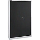 Schäfer Shop Select Materialschrank MS 2512, mit 8 Böden, B 1200 x T 500 x H 1935 mm, weißaluminium/anthrazitgrau