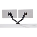 Schäfer Shop Select Monitorarm MX8-124, für 2 Displays bis 32″ & bis 8 kg, neig-/schwenk-/drehbar, höhenverstellbar, Kabelführung, VESA, Tischklemme