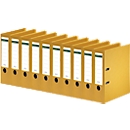 Schäfer Shop Select Ordner, DIN A4, Rückenbreite 80 mm, 10 Stück, gelb