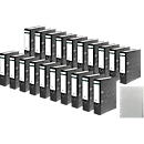 Schäfer Shop Select Ordner, DIN A4, Rückenbreite 80 mm, 20 Stück + GRATIS 1 PP-Ordner-Register A-Z,