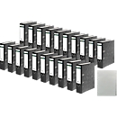 Schäfer Shop Select Ordner, DIN A4, Rückenbreite 80 mm, 20 Stück + GRATIS 1 PP-Ordner-Register A-Z,