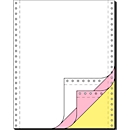 Schäfer Shop Select Papier listing pour imprimante, LP, SD, copie rose + jaune, 3 épaisseurs, pages vierges, 600 unités,