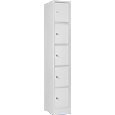 Schäfer Shop Select Pilier de casier S5, avec serrure à cylindre, gris clair/gris clair