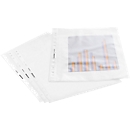 Schäfer Shop Select Pochettes perforées Exclusiv , format A4, ouverture sur le dessus et du côté perforé, épaisseur 0,08 mm, 100 p.