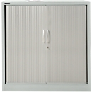 Schäfer Shop Select Roldeurkast MS iCONOMY, staal, 3 ordnerhoogten, B 1200 x D 400 x H 1215 mm, lichtgrijs RAL 7035